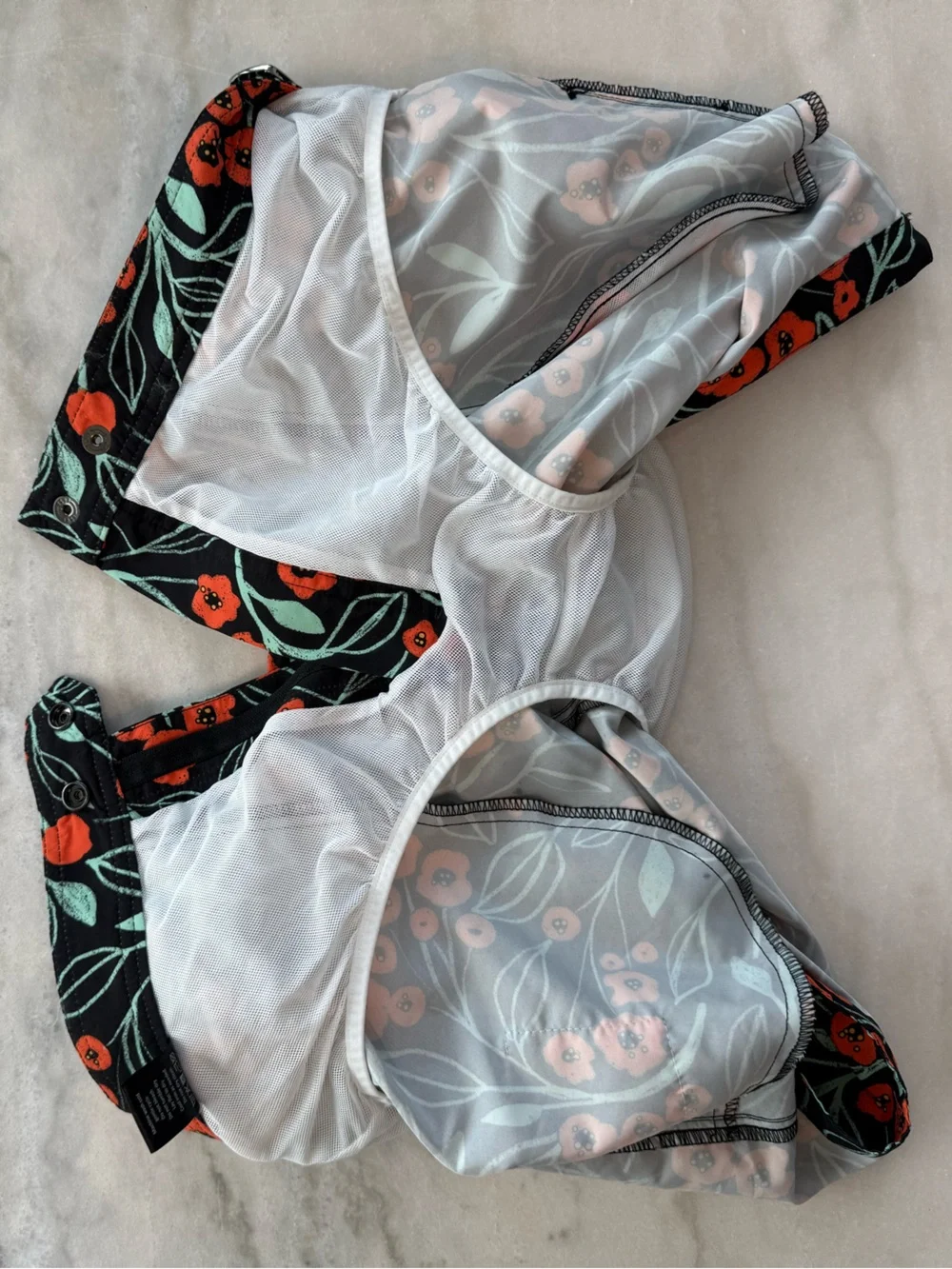 Todd Snyder Riviera Poppy Vine Floral Swim Shorts Men Waist 32 Size M